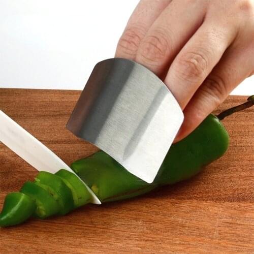Stainless Steel Finger Guard Finger Hand Knife Cut Protection Tools Anti-cut Hand Protector Creative Kitchen Gadgets Accessories
