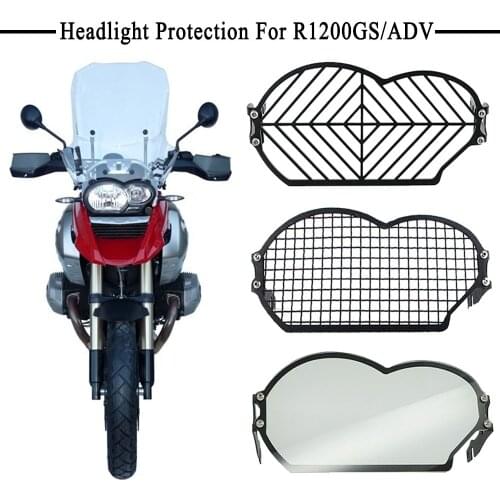 Headlight Protection Grille For BMW R1200GS Adventure 2004-2012 R 1200 GS R1200 ADV Motorcycle Head Light Guard Protector Cover