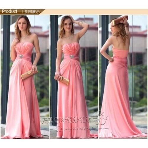 Robe de soiree 2018 casamento sexy long party women elegant new style custom crystal casual free shipping bridesmaid dresses