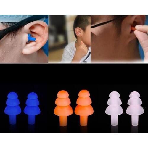 1Pairs Soft Anti-Noise Ear Plug Waterproof Swimming Silicone Swim Earplugs For Adult Children Swimmers Diving 2020 New
