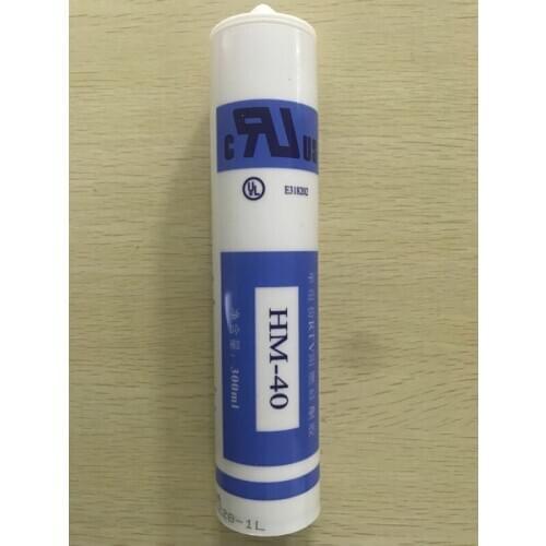2PCS Electronic silicone sealant HM-40 white power supply with electronic flame retardant silicone glue