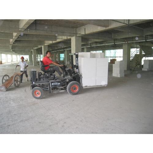 2021 New 1.0Ton Diesel Forklift Fuel Four-Wheel Drive For Construction Site Diesel Forklift
