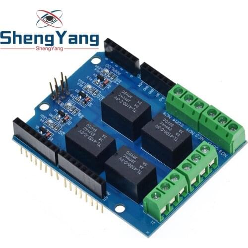 4 channel 5v relay shield module, Four channel relay control board relay expansion board for arduino UNO R3 mega 2560