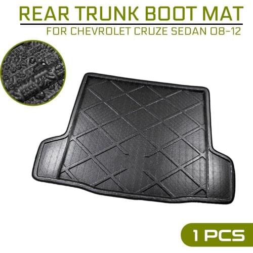 Car Floor Mat Carpet Rear Trunk Anti-mud Cover For Chevrolet CRUZE Sedan 2008 2009 2010 2011 2012