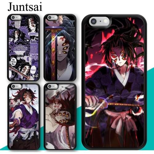 Kokushibo Demon Slayer Kimetsu no Yaiba Case For iphone XS MAX X XR 11 12 Pro Max mini X 5S SE 2020 6S 7 8 Plus Back Cover Coque