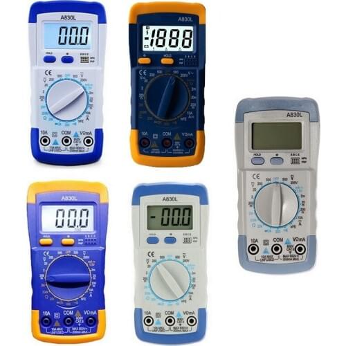 A830L LCD Digital Multimeter DC Voltage Diode Freguency Multitester Current Tester Luminous Display with Buzzer