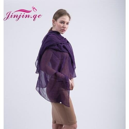 Jinjin.QC 2019 New Fashion Viscose Women Solid Scarf Spring Scarves & Shawls Echarpe Foulard Femme Muslim Hijab Head Wraps