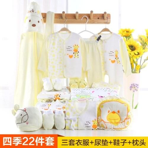 Cotton newborn clothes set newborn baby girl clothes newborn baby boy clothes set baby kleding 22 pieces newborn baby set sale