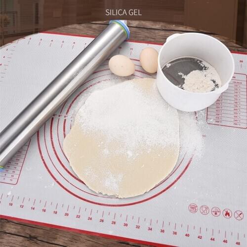 Baking Kneading Dough Mat Dumpling Pads Cushioning Pads Nonstick Slabs Rolling Pastry Pans Silicone Kneading Mats 40cm 60cm