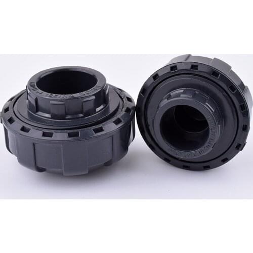 1~5Pcs 20-63mm UPVC Pipe End Plug Union Pipe Cap Cover Direct Aquarium Garden Irrigation Plastic Water Supply Pipe Connector