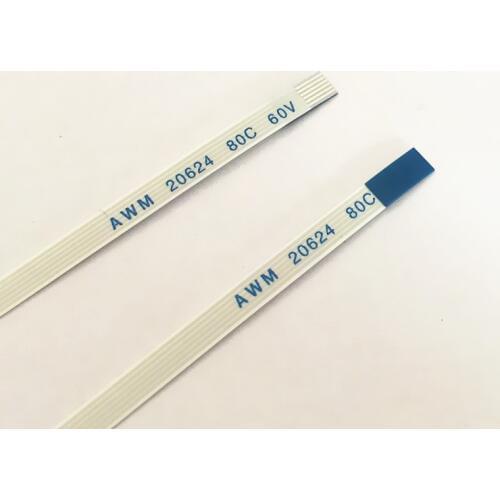 Flat flexible cable FFC FPC Laptop touchpad ribbon cable 1.0mm Pitch 6-pin 20cm long