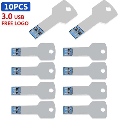 Portable Metal usb flash drive 128GB 64GB 32GB 16GB 8GB 4GB Real capacity USB 3.0 memory stick 10pcs/lot free Customize logo