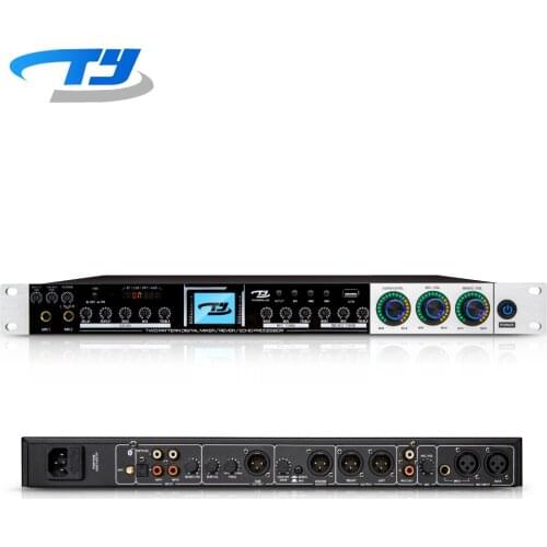Professional Grade KTV Before FX30Plus Reverb Processors Bluetooth USB Optical Fiber Input Audio Receiver Suppress the Ooise