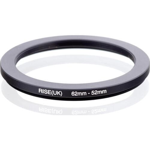 RISE(UK) 62mm-52mm 62-52 mm 62 to 52 Step down Filter Ring Adapter