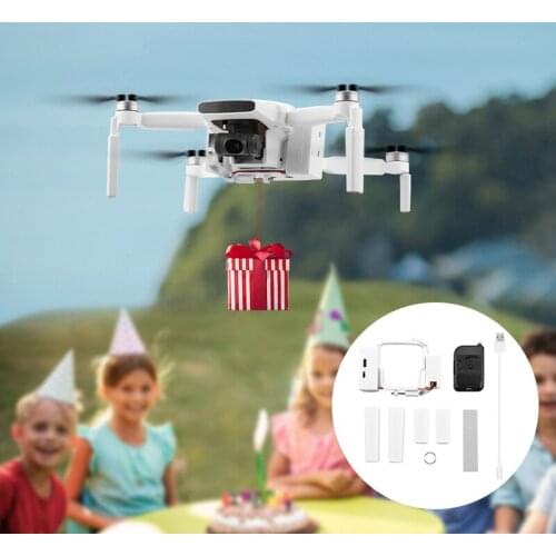 Airdrop Dropping System for FIMI X8 Mini Drone Flying Thrower Fishing Bait Wedding Ring Gift Deliver Lift Rescue Saver Sender