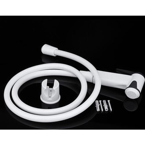 Share to: ABS Bathroom Portable Bidet Sprayer Kits Handheld Toilet Bidet Shower Head Sprayer for Personal Hygiene w/ 1.2m Hose