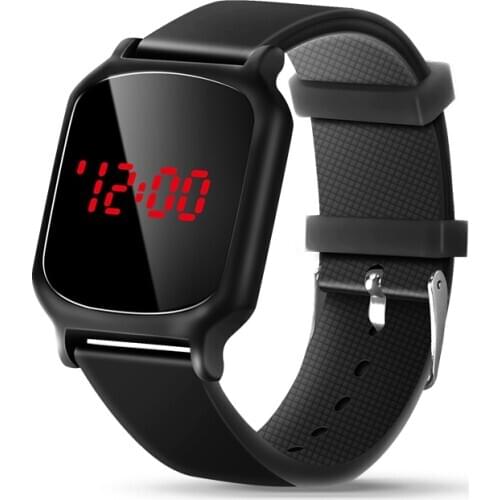 Sport Childrens Watch Pink Strap Digital Women Men Wrist Watches Electronic Kids Watch Boys Square Dial Bracelet Reloj Mujer