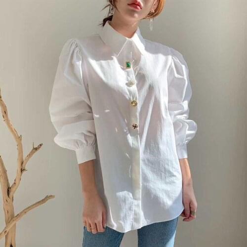 SuperAen Button Down Blouses