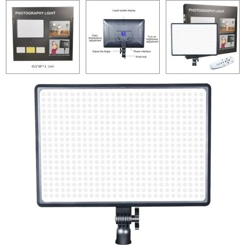 LED Video Light, 3000K-6000K Video Light Video Conference Live Broadcast Light with Remote Control