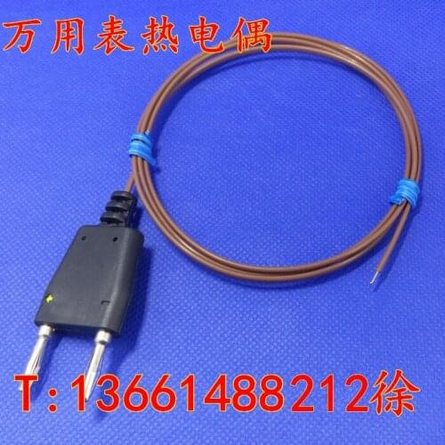 Type K Multimeter Thermocouple With Banana Head Connector