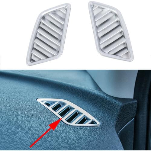 Chrome Accessories Fit For Mitsubishi Eclipse Cross 2018 2019 2020 Air Vent Outlet Grille Grill Protector Cover Trim