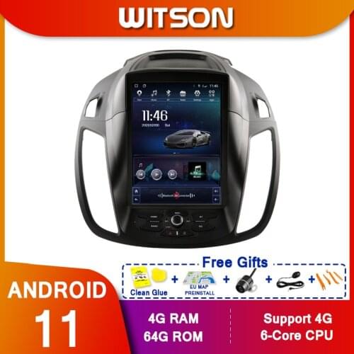 WITSON Android 9.0 vertical screen Car Multimedia tesla GPS NAVIGATION Radio player for 2013-2018 Ford Kuga low version