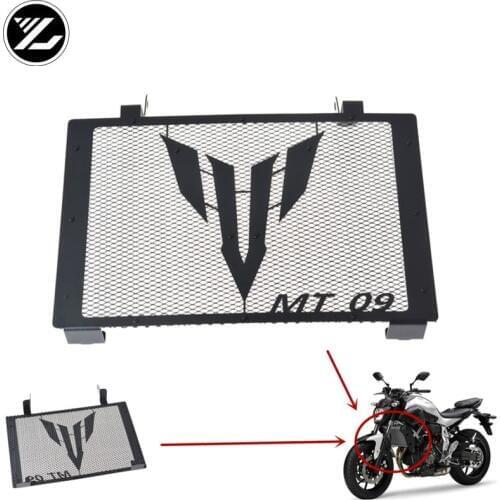 Motorfiets Radiator Grille Guard Cover Cooler Protector for yamaha MT-09 FZ09 water tank net cover cooler protection cover