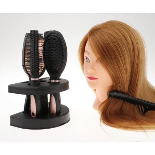 5x Salon Home Hairbrush Styling Makeup Hair Brush Comb Set Women Travel Pack