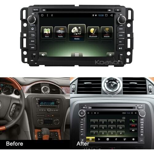 Koason Android Car Multimedia Player Stereo System For GMC 7inch GPS Navigation Wifi Bluetooth DVR RDS USB