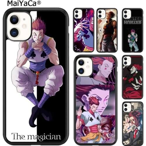 MaiYaCa Anime Hunter X Hunter Hisoka Phone Case For iPhone SE 6 6s 7 8 plus X XR XS 11 12 pro max Samsung Galaxy S8 S9 S10 shell