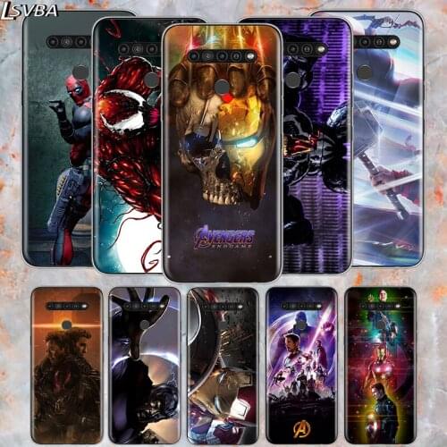 Marvellegends Iron Man For LG V60 V50S V50 G8X G8S G8 G7 ThinQ 5G K61 K51S K41S K30 K20 Q60 Q9 Soft Phone Case