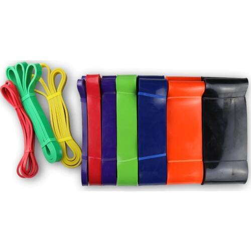 208cm Latex Pull Up band Resistance Bands Fitness Body Gym Power Training Powerlifting Band Unisex Sports Nature Rubber