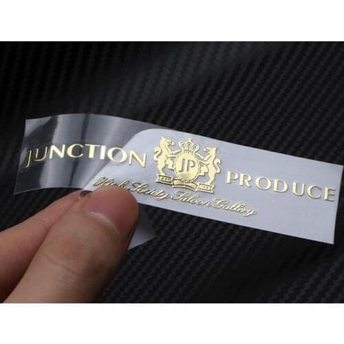 18cm X 3.5cm Metal Golden JP Produce VIP Luxury JDM Car Emblem Badge Decal Stickers car accessories