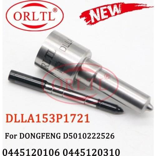ORLTL Diesel Engine Fuel Injector DLLA153P1721 (0 433 172 056) And Nozzle DLLA 153 P 1721 (0433172056) For 0445120106/0445120310