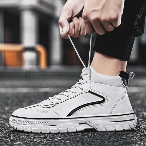 Hombre home autumn gumboots MEN masculino couro shoes casual boty para leather cowboy platform rubber cuero mens top mens men