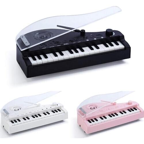Mini Piano Music HD Voice Calls USB Charging Induction Light Keyboard Kids Toy Learning Educational Toys For Children