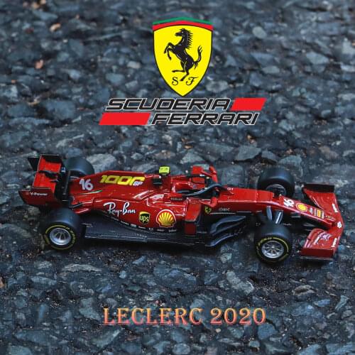 Bburago 1:43 2020 F1 Ferrari SF1000 #5 Metal Motorcycle Diecast Bike Car Model Toy Collection Mini Moto Gift