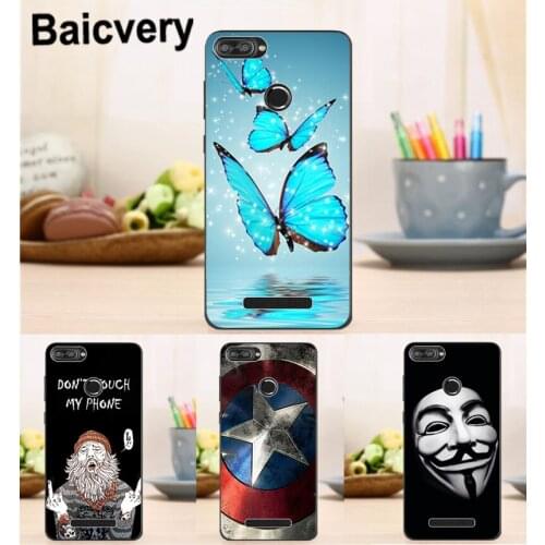 Soft TPU Rubber Cartoon Case for Lenovo K320T 5.7 inch Colorful Skin Cover for Lenovo K 320t Top Quality