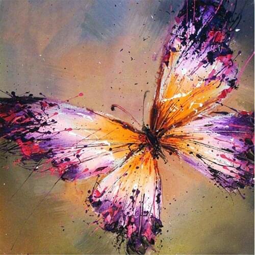 Animal Butterfly Flower DIY 11CT Cross Stitch Embroidery Kits Craft Needlework Set Printed Canvas Cotton Thread Dropshipping