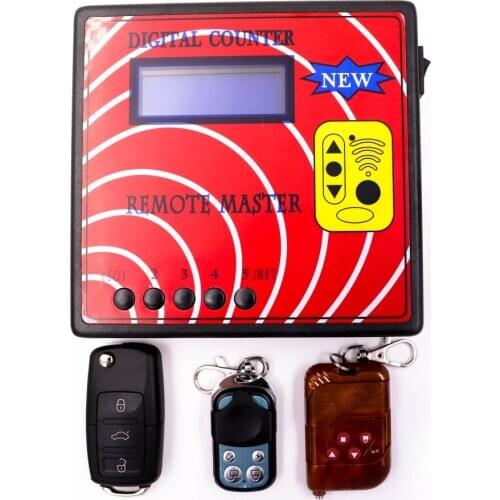 New Digital Counter Remote Master Frequency Tester Wireless Remote Copier Regenerate RF Copy Tool with 3pcs Remote Key