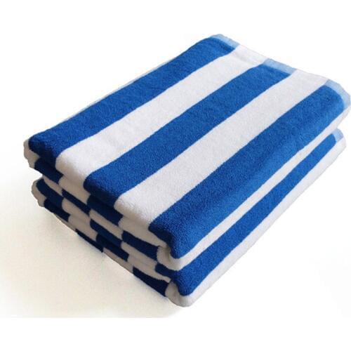 80x150cm Striped Large Thicken Cotton Bath Towel Home Hotel Shower Towels Bathroom Absorbent Swimming Gym Pool Beach Towel Stipe