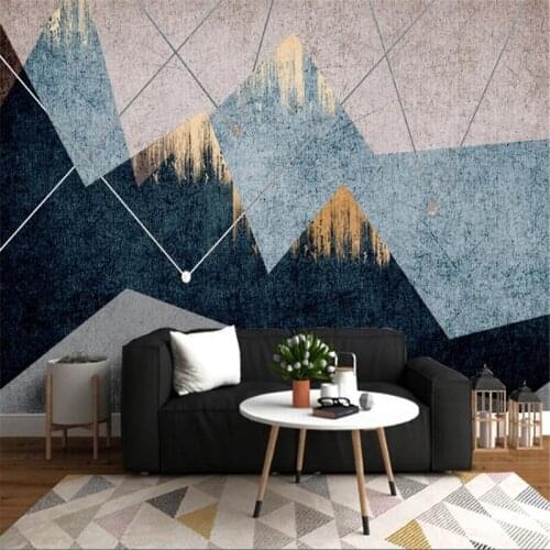 Custom Photo Modern Abstract Geometric Mural 3D Bedroom Living Room Sofa TV Background Wall Covering Wallpaper Home Decor Fresco