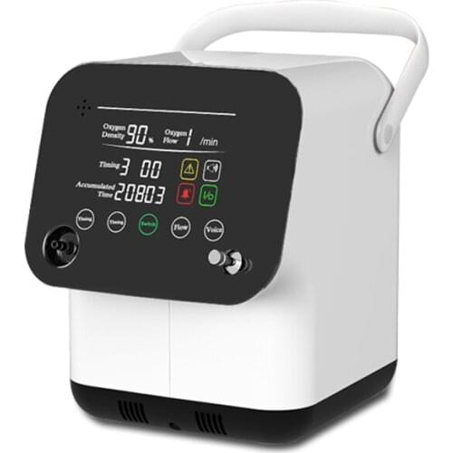 Portable Oxygen Concentrator Mini Oxygen Machine 1-7L/min Adjustable for Sleep Air Purifier Household Health Monitor EF
