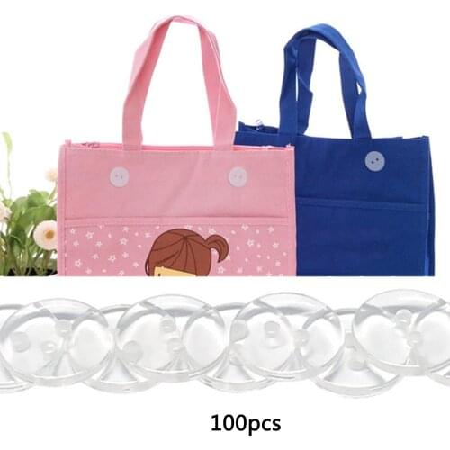 100x Two Hole Buttons Round Flatback Embellishment for Crafts Clothing Bag Sewing Dress Handbag Hats Cardmaking DIY Projects