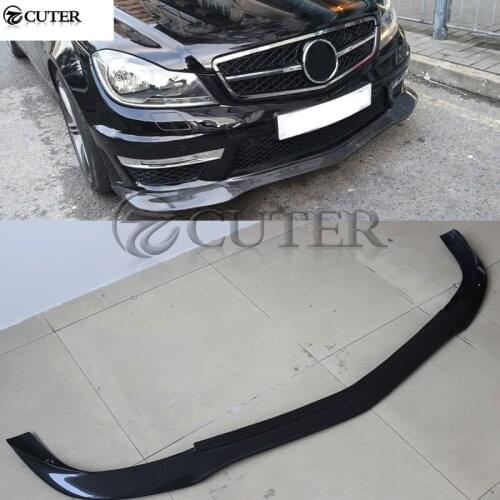 W204 C63 AMG style Carbon Fiber car Front Bumper Lip splitter for Mercedes-Benz W204 GOOD GO style AMG bumper 12-14