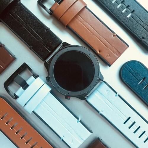Quick Fit Silicone Leather Watchband 26mm for Garmin Fenix 6X/6X Pro/5X/5X Plus/3/3 HR/Descent MK1/ Quatix 3 Watch Band Strap
