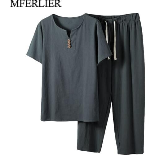 Summer men shirt 5XL 6XL 7XL 8XL 9XL 10XL plus size with pants large size shirt men 5 color