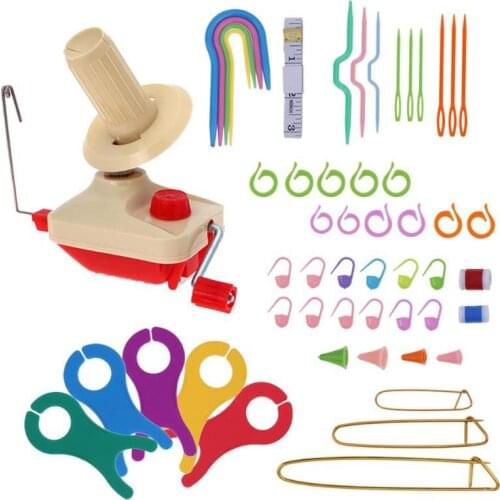 Handheld Yarn Winder Swift Fiber String Ball Wool Winder Holder Practical String Winding Machine Sewing Accessories