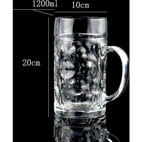 Self Explosion Bottle Energy Blast Ideas Large Crystal Beer Cup (H 20cm*Dia 10cm) Stage Magic Tricks Illusion Mentalism Fun