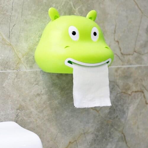 Lowest Cartoon ABS Plastic Paper Holder Creative Tissue Box for Bathroom Hotel Toilet
